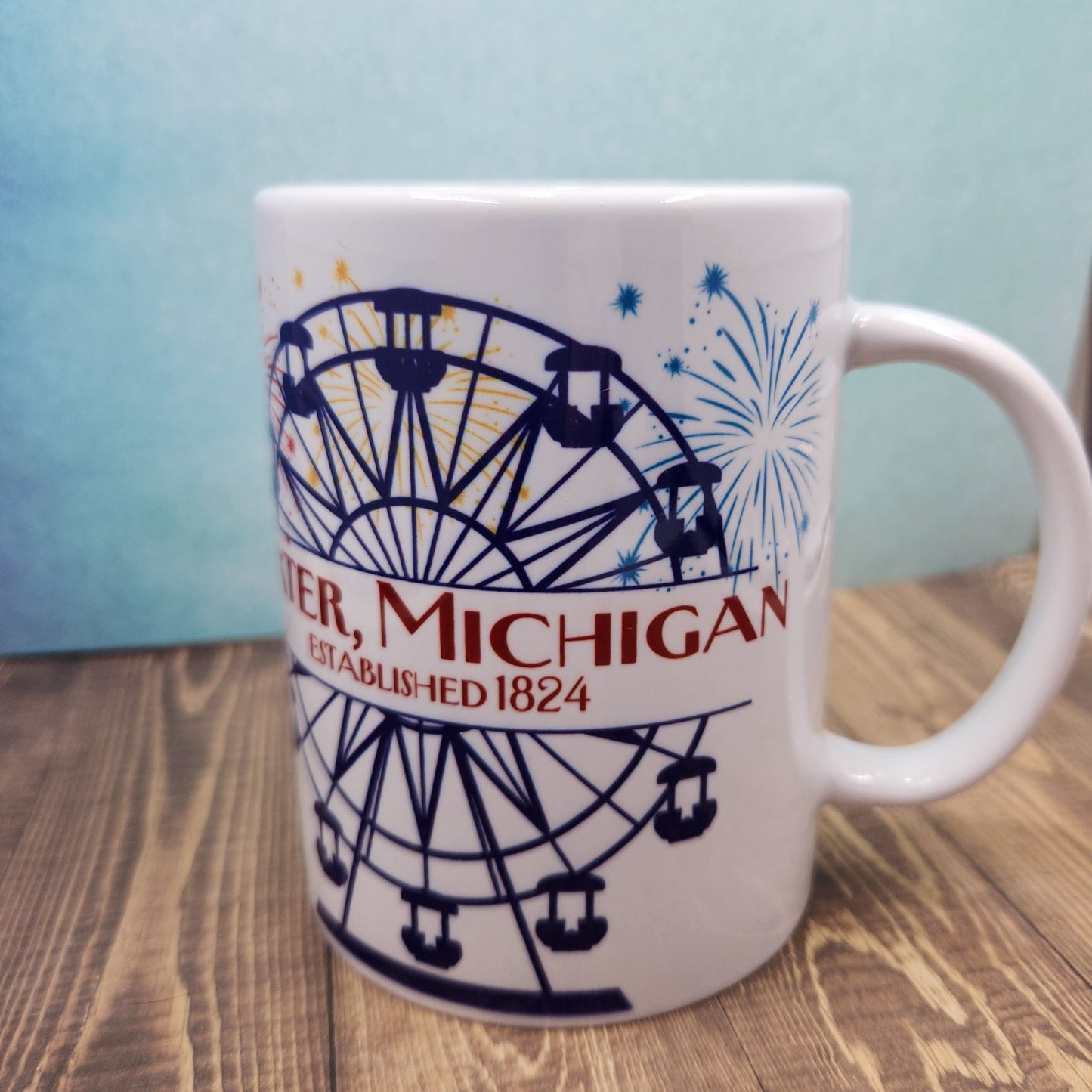 Dexter Ferris Wheel Coffee 15 oz Coffee Mug