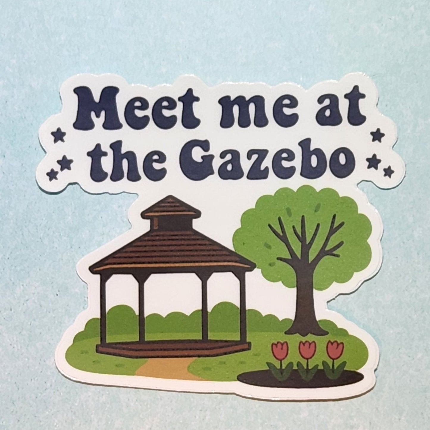 Meet Me at the Gazebo Sticker