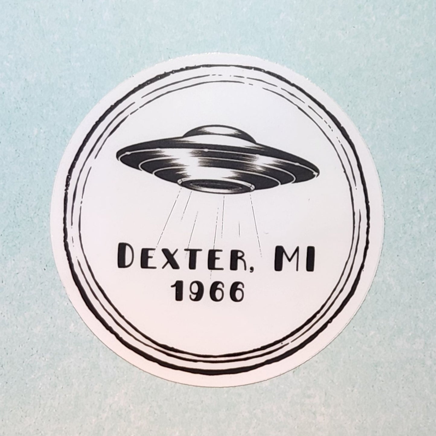 Dexter, MI 1966 UFO Sticker