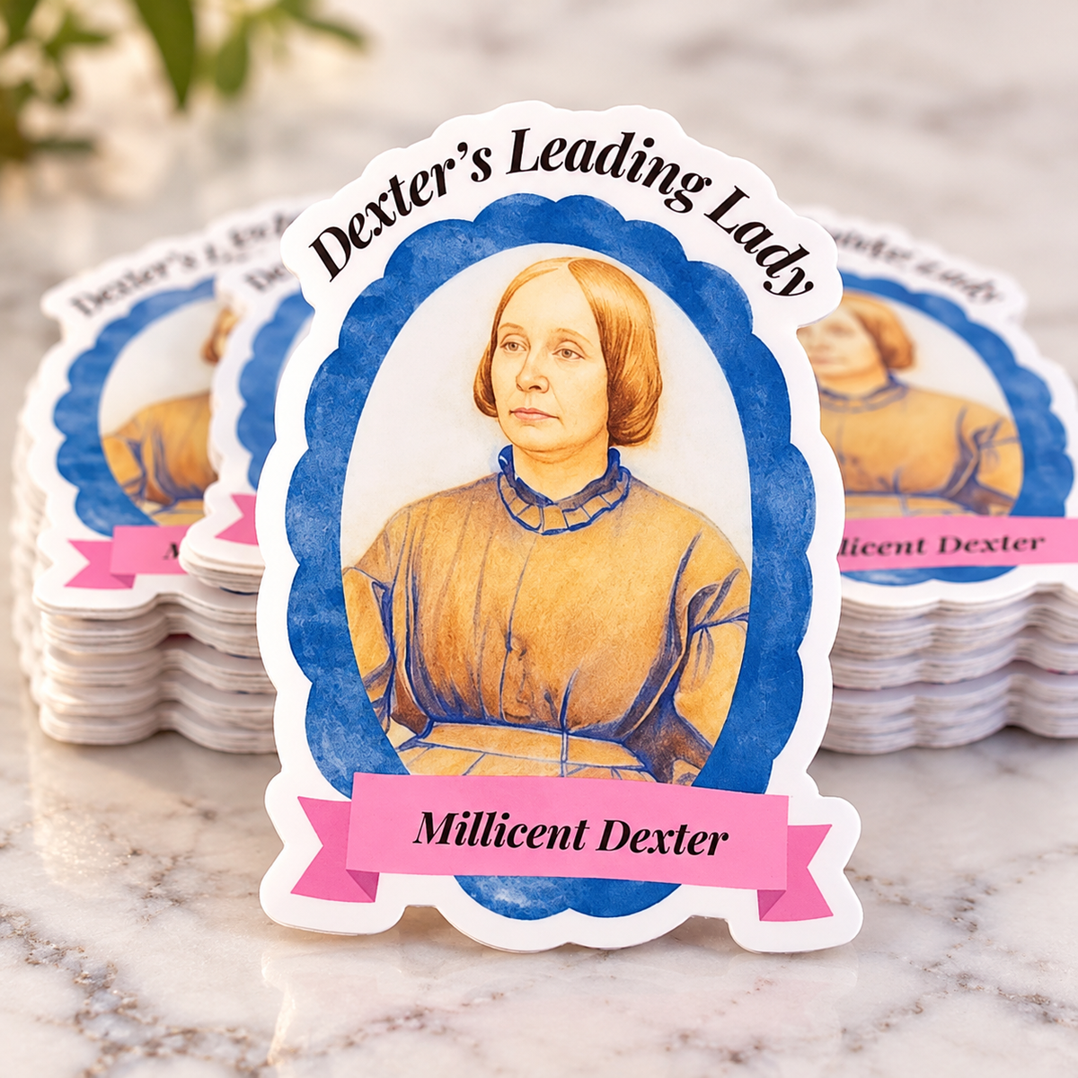 Dexter's Leading Lady Millicent Dexter sticker