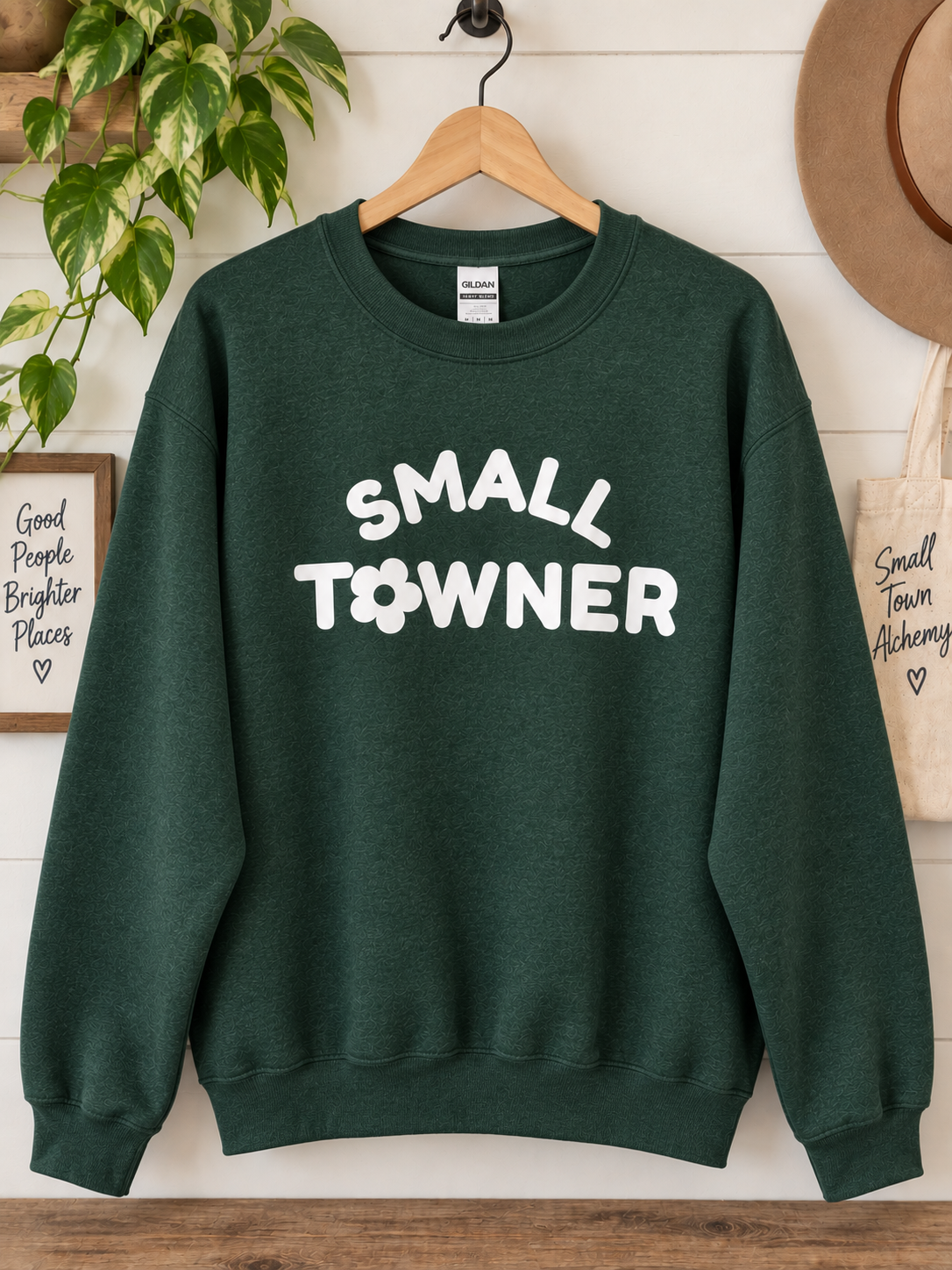 Small Towner Puff Crewneck Sweatshirt