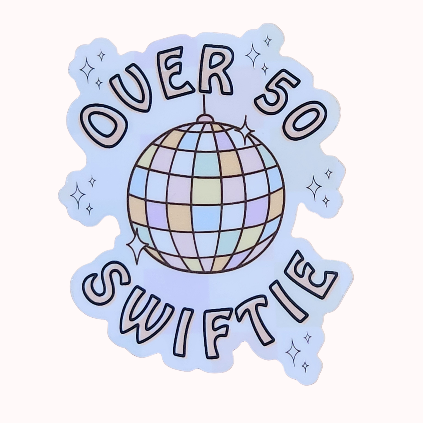 Over 50 Swiftie Disco Ball Sticker – 3”
