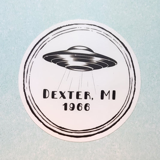 Dexter, MI 1966 UFO Sticker
