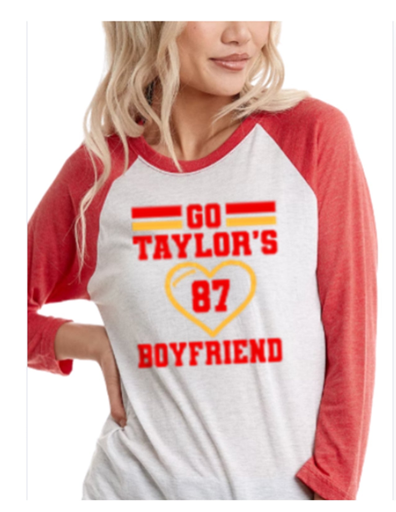 Go Taylor's Boyfriend Raglan Tee